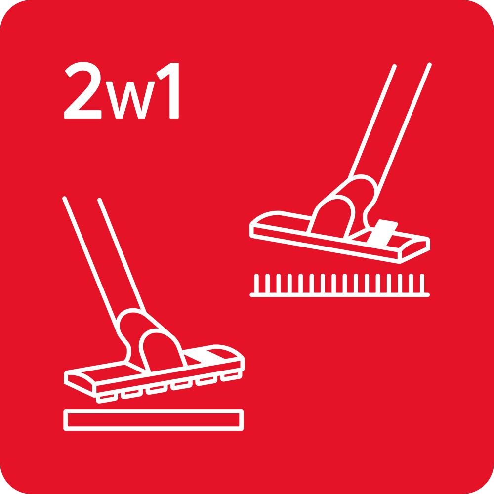 Universal 2-in-1 brush