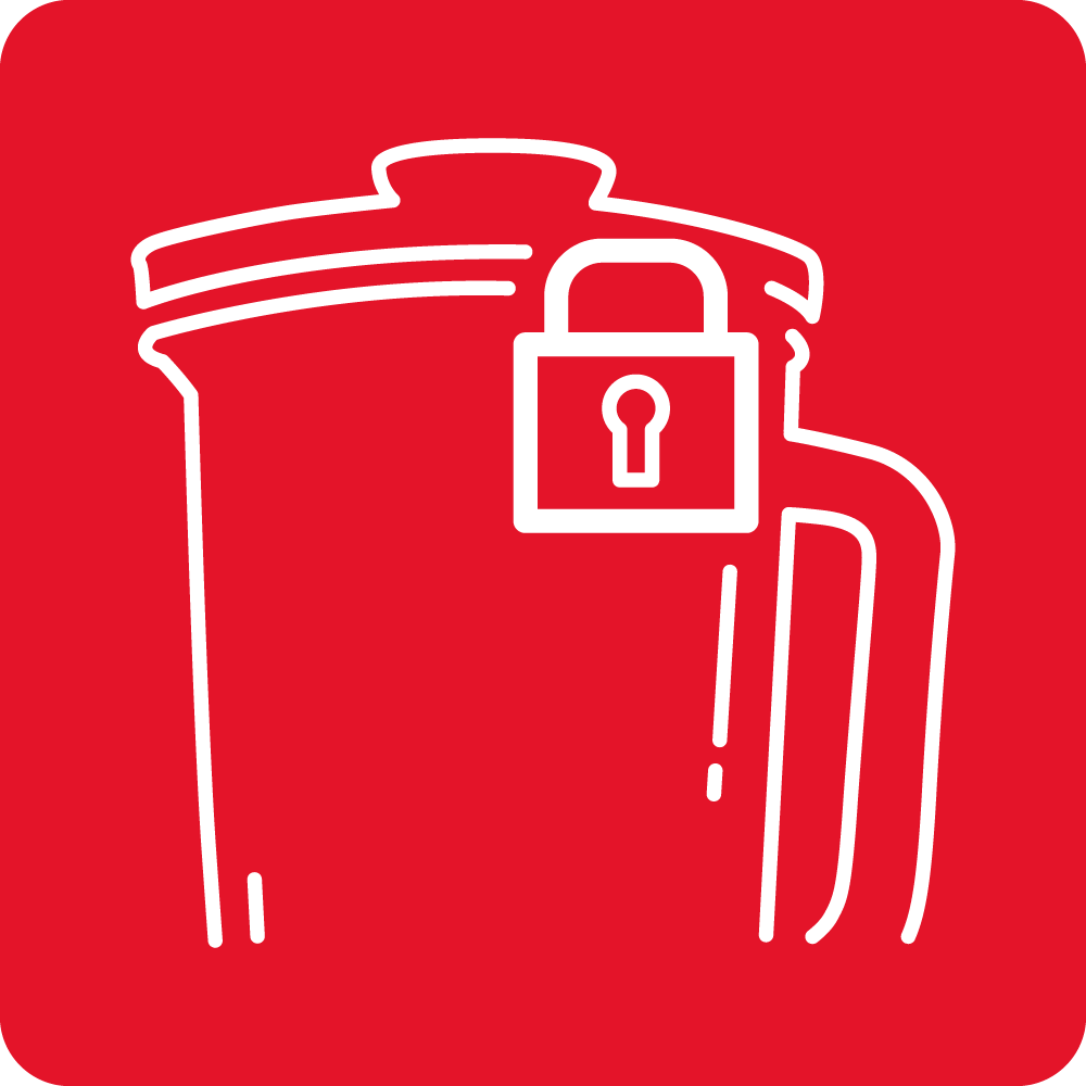 Open pitcher lid lockout